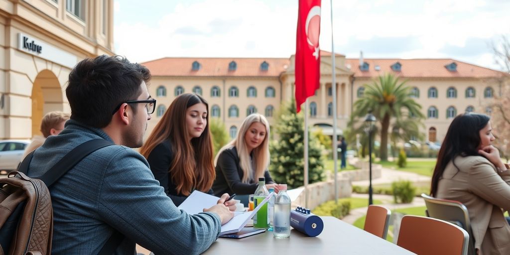 Almanya'da eğitim danışmanlığı alan öğrenciler